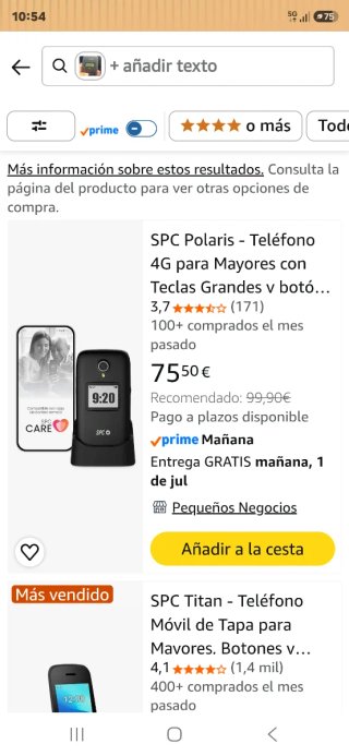 Teléfono móvil SPC Polaris Senior