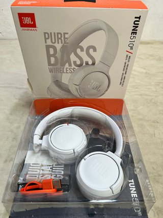 JBL Tune 510BT Auriculares Inalámbricos Blancos