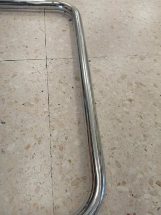 6 sillas  vintage cuero y metal tipo  Mart Stam