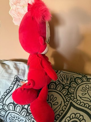 Peluche Demonio Chica Lobrima Rojo