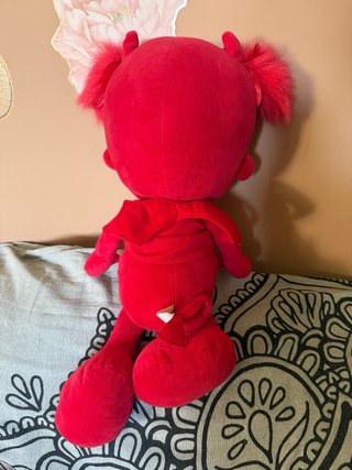 Peluche Demonio Chica Lobrima Rojo