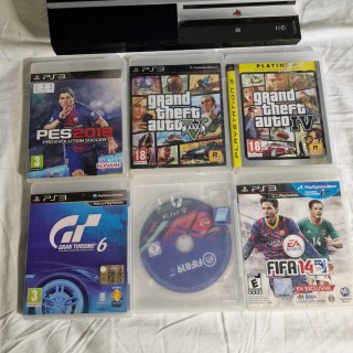 Playstation 3 fat con 6 giochi