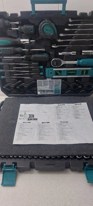 198 herranientas Cromo Vanadio Maletin Caja
