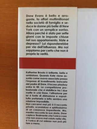 Non cercarmi mai più (ma resta ancora un pó con me