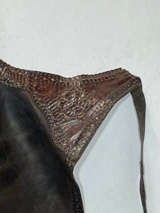 Antiguos Zajones de Cuero Artesanales