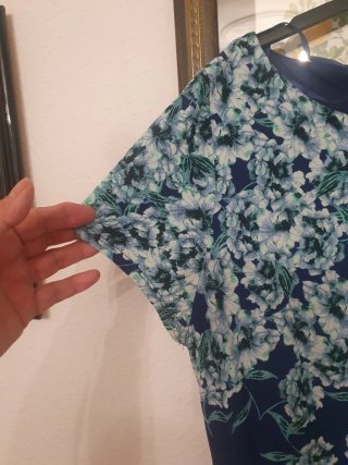 Vestido Antea floral azul talla 50