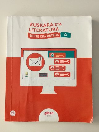 Libro euskera eta literatura edebé 4 DBH