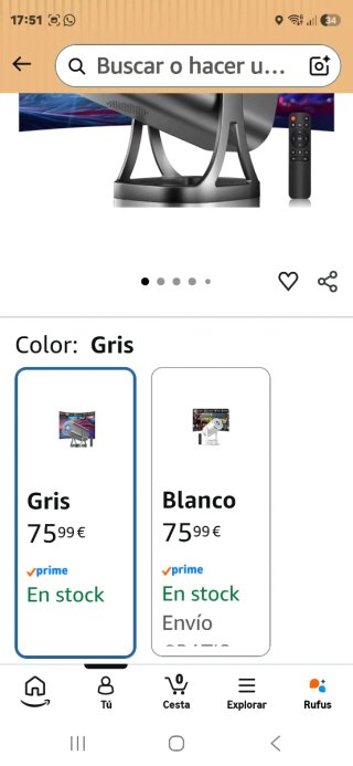 Proyector SIn estrenar