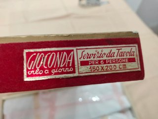 Tovaglia e 6 Tovaglioli Cotone 150x200