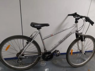 Bicicleta Decathlon Rockrider Plata