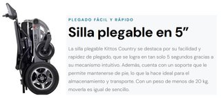 Silla de ruedas eléctrica Kittos Country