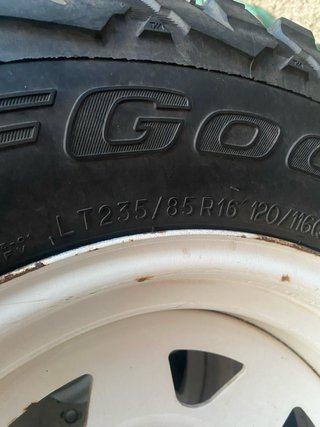 Ruedas completas Goodrich Mud Terrain 235/85 R16