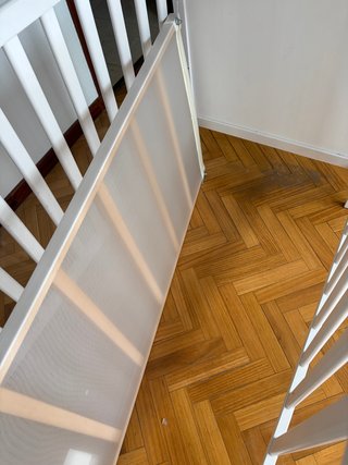 Cuna blanca IKEA Sundvik + colchón bebé