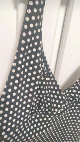 Bañador lunares negro y blanco