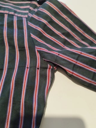 Camicia body Pinko righe colletto bianco
