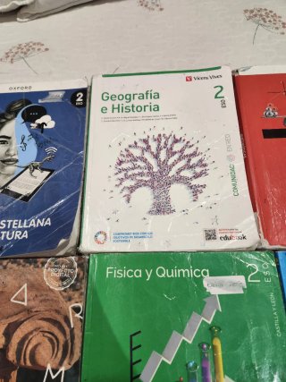 Libros de texto de 2° ESO