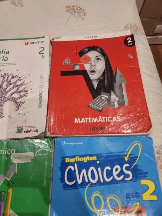 Libros de texto de 2° ESO