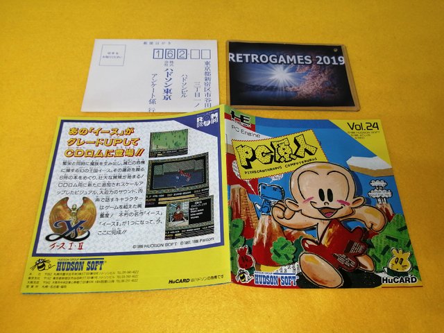 PC GENJIN / PC KID NEC PC Engine Hu-Card REG CARD