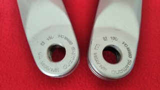 Shimano Hollowtech Cuadradillo 175 Bielas/Pedalier