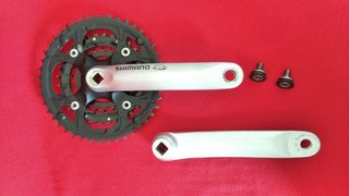 Shimano Hollowtech Cuadradillo 175 Bielas/Pedalier