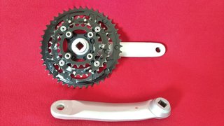 Shimano Hollowtech Cuadradillo 175 Bielas/Pedalier