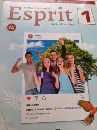 Libro 1°Eso francés+ cuadernillo(nuevo)