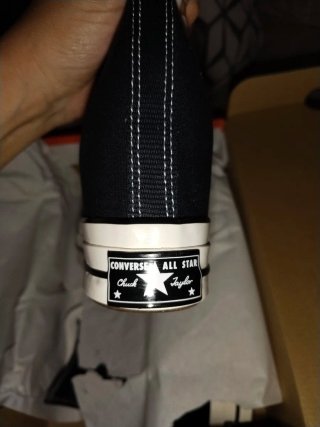 Converse cuña interna negras talla 39