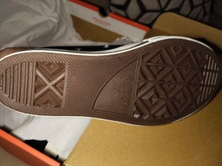 Converse cuña interna negras talla 39