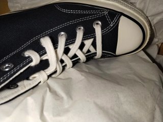 Converse cuña interna negras talla 39