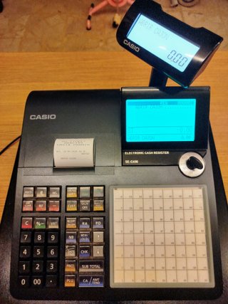 Caja registradora Casio SE-C450