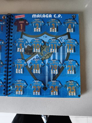 EQUIPO COMPLETO MEGA FUTBOL MAGNETS MÁLAGA