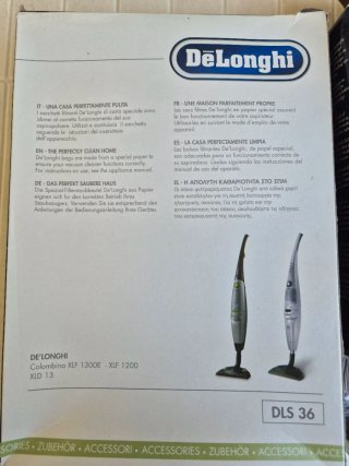 Sacchetti DeLonghi per scopa elettrica - 12 pezzi