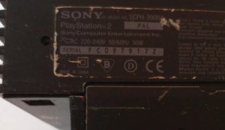 Consola Sony PS2 Fat Negra -