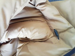 Anorak plumífero marrón