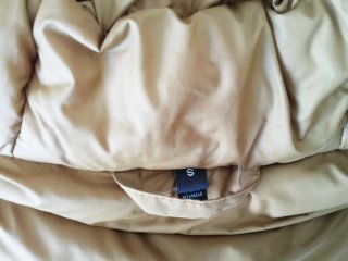 Anorak plumífero marrón