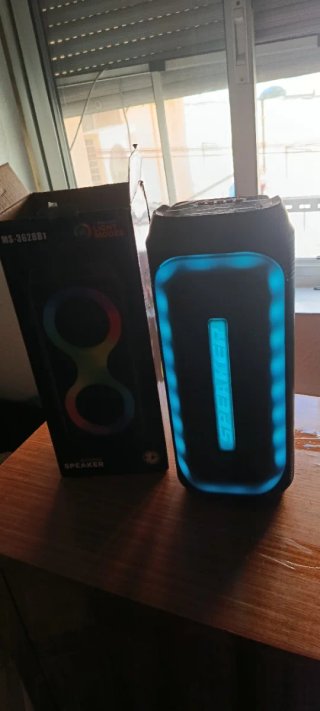 Altavoz Bluetooth MS-3627BT con Luces LED