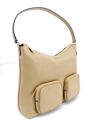 Bolso Michael Kors Hobo Merritt Beige