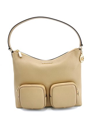 Bolso Michael Kors Hobo Merritt Beige