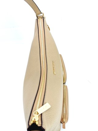Bolso Michael Kors Hobo Merritt Beige