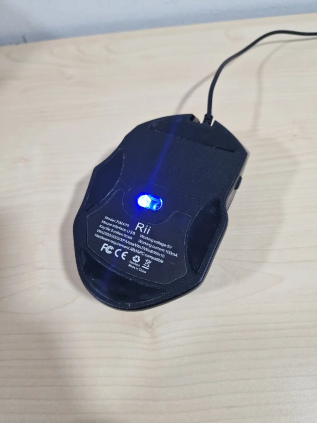 Mouse Gaming Rii RM400 LED Retroilluminato