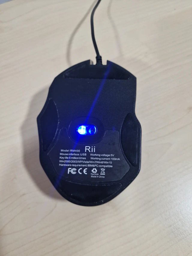 Mouse Gaming Rii RM400 LED Retroilluminato