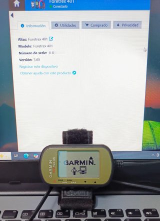 GPS Garmin de muñeca Foretrex 401
