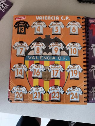 EQUIPO COMPLETO MEGA FUTBOL MAGNETS VALENCIA