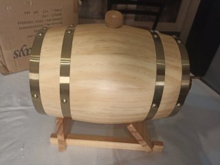 Barril de roble dispensador de vino whisky licores
