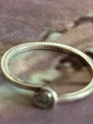 Anillo Pandora Corazón Plata