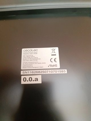 Báscula Cecotec Surface Precision Smart