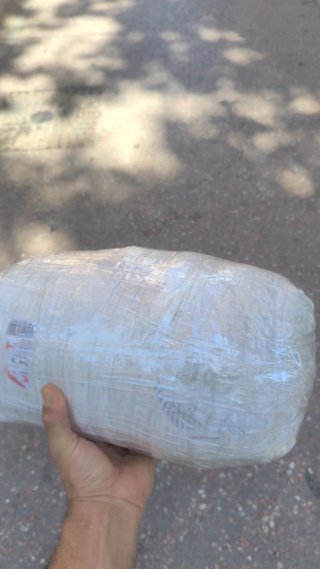 Almohada blanca de tela