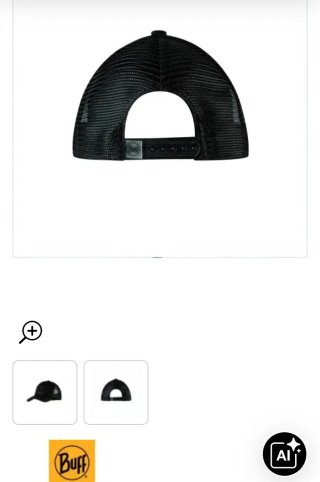 Cappellino Buff Nero Nuovo con Etichetta
