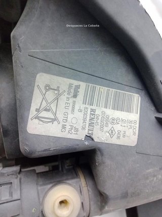 Faro izq renault p899008570436 espace 2.0 22847973