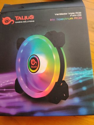 Pack de 2 Ventiladores Talius Iris Spectrum ARGB